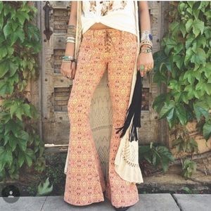 Carmar Lace Up Bell Bottoms! Inseam 29. Rise 7. Waist 14 inches